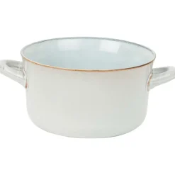 Merk Aardewerk Soepkom Blauw,Grijs,Taupe Best