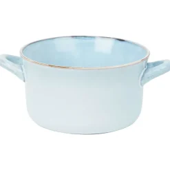 Merk Aardewerk Soepkom Blauw,Grijs,Taupe Best