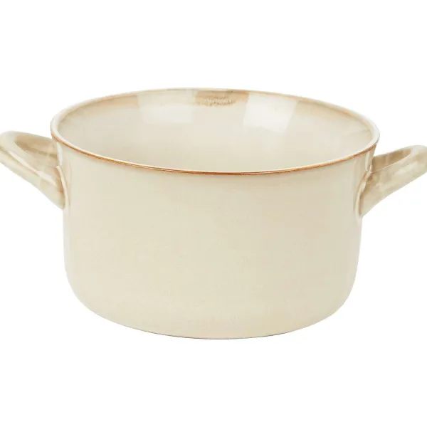 Merk Aardewerk Soepkom Blauw,Grijs,Taupe Best