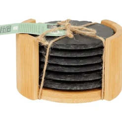 Rösle Absolu Chic Onderzetters Met Bamboe Houder Hot