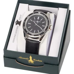 Merk Alexander Brixham Horloge Bruin,Zwart Clearance