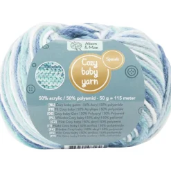 Alison & Mae Specials Garen Cozy Baby Meerkleurig New