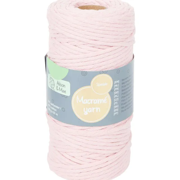 Alison & Mae Specials Macram -Garen Beige,Blauw,Bruin,Grijs,Groen,Roze,Wit Clearance