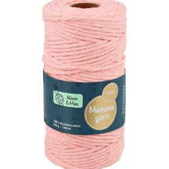 Alison & Mae Specials Macram -Garen Beige,Blauw,Bruin,Grijs,Groen,Roze,Wit Clearance