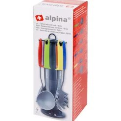 Rösle Alpina Keukengerei-Set Met Rek Meerkleurig Discount