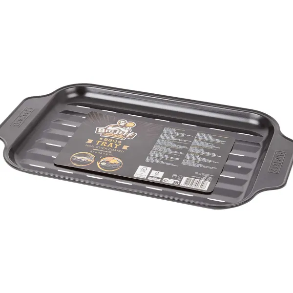 Big Jeff Anti-Aanbak Barbecueschaal Zwart Discount