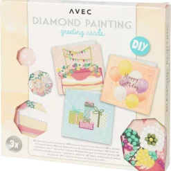 Disney Avec Diamond Painting Wenskaarten Print,Meerkleurig Outlet