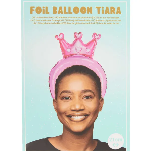 Merk Avec Folieballon Diadeem Meerkleurig Discount