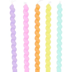 Merk Avec Swirl Taartkaarsjes Meerkleurig Sale
