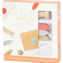 Office Essentials Avec Waxstempel-Kit Meerkleurig Hot