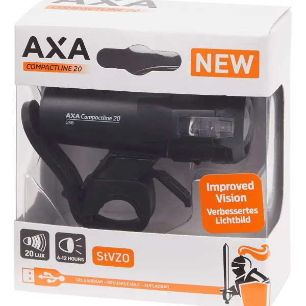 Walfort Axa Greenline Fietsverlichting Zwart Hot