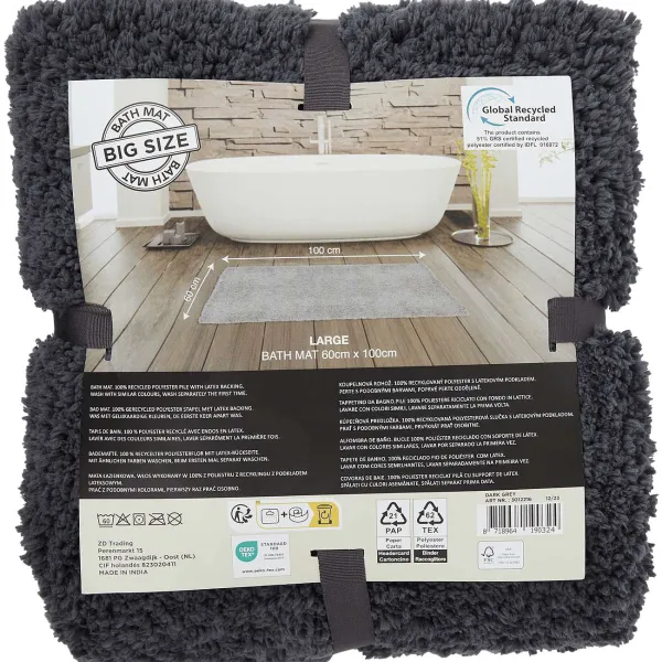 Hotel Royal Badmat Grijs,Wit,Zwart Outlet