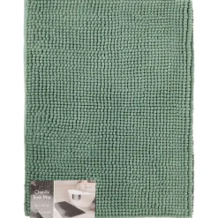 Merk Badmat Chenille Zwart,Grijs,Groen,Wit Clearance