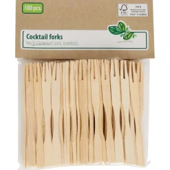 Merk Bamboe Cocktailvorkjes Clearance