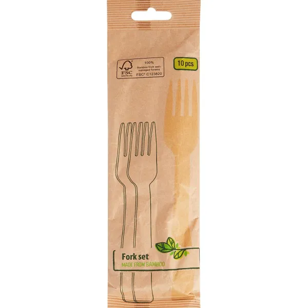 Merk Bamboe Vorken Bruin Discount