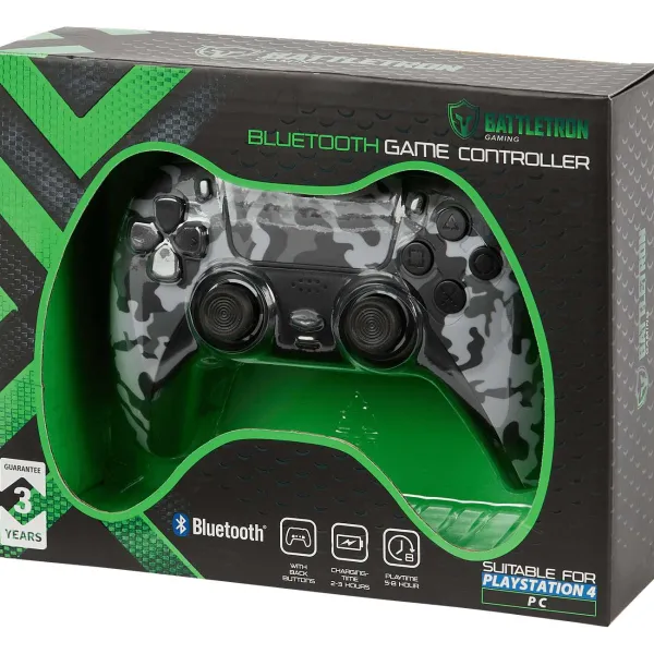 Battletron Game Controller Zwart,Wit,Print Best