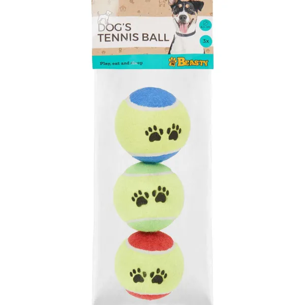 Merk Beasty Tennisballen Voor Honden Meerkleurig Hot