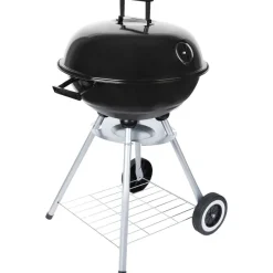 Big Jeff Barbecue Op Wielen Zwart New