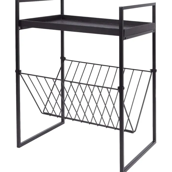 Merk Bijzettafel Met Tijdschriftenrek Beige,Zwart Discount