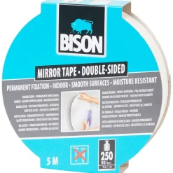 Bison Spiegeltape Wit Clearance
