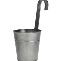 Merk Bloempot Zilver,Zwart