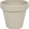Merk Bloempot Beige,Groen,Taupe New