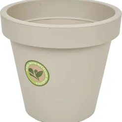 Merk Bloempot Beige,Groen,Taupe New