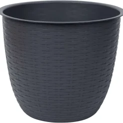 Merk Bloempot Dijon Taupe,Zwart Hot