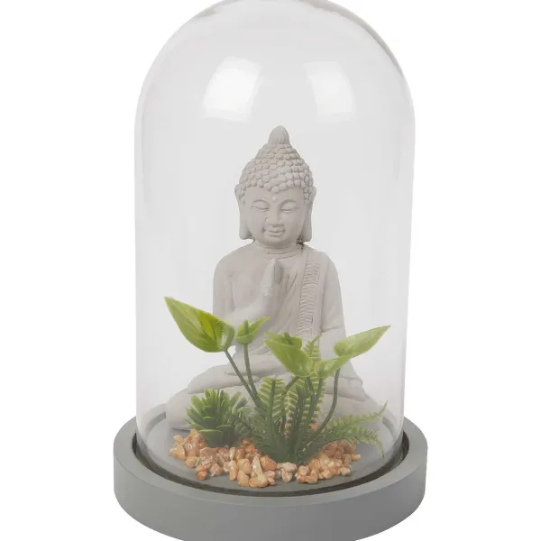 Merk Boeddha In Stolp Grijs Best