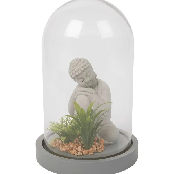 Merk Boeddha In Stolp Grijs Best