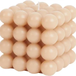 Candra Bolletjeskaars Beige,Groen,Wit