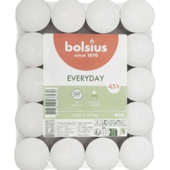 Bolsius Theelichten Wit Best