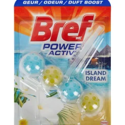 Bref Power Activ' Toiletblok Island Dream Blauw,Groen New