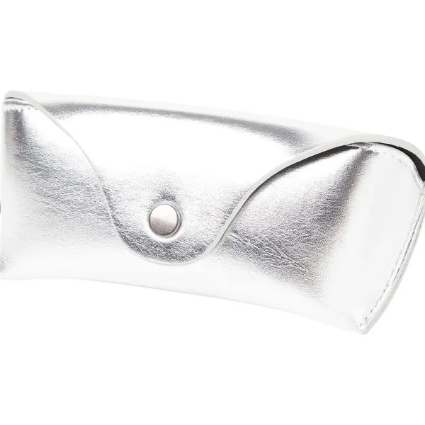 Merk Brillenkoker Beige,Bruin,Print,Zilver,Zwart