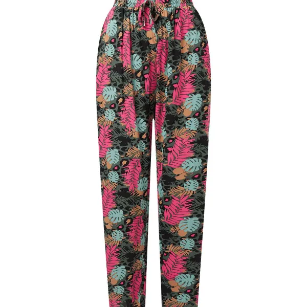 SuperTrash Broek Print,Zwart Sale