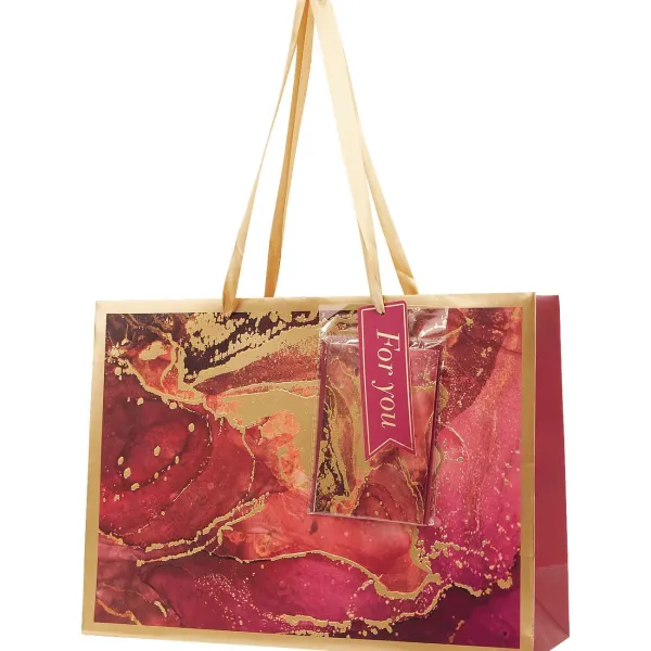 Merk Cadeautas Met Wenskaart Print Best