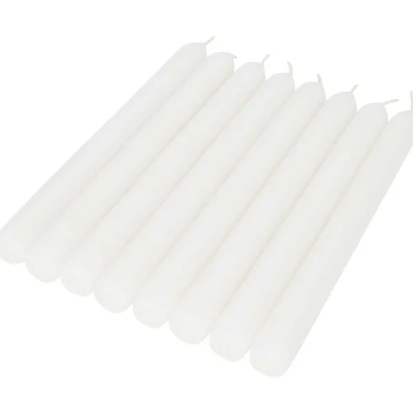 Candra Dinerkaarsen Wit Clearance