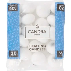 Candra Drijfkaarsen Wit Outlet