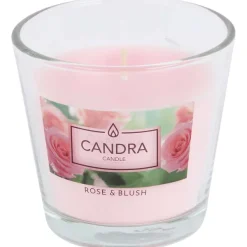 Candra Geurkaars In Glas Paars,Roze Discount
