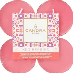 Candra Maxi-Geurtheelichten Red Berries Roze