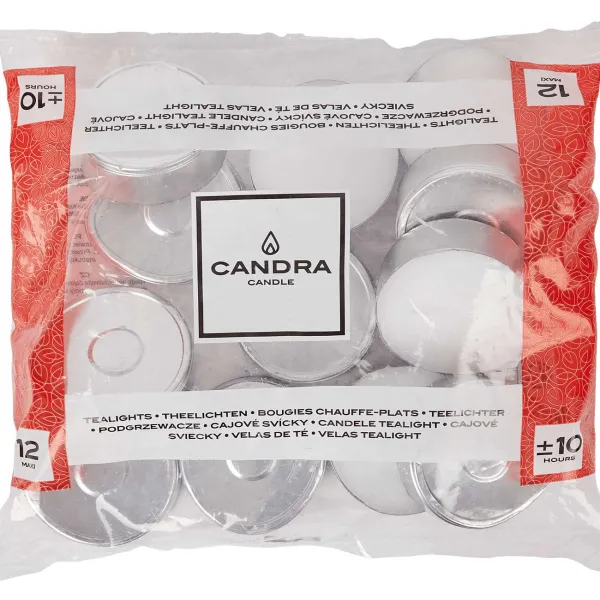 Candra Maxi-Theelichten Wit Online