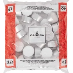 Candra Theelichten Wit