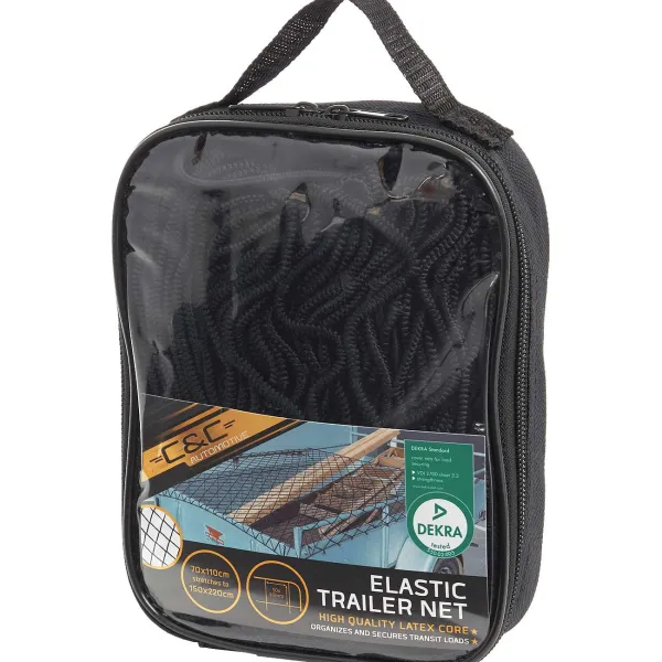 C&C Aanhangernet Groen,Zwart Best