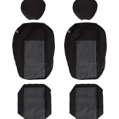 C&C Autostoelhoezenset Voorstoel Zwart