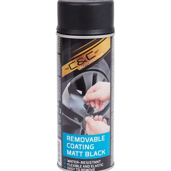 C&C Verwijderbare Coating Mat Zwart New