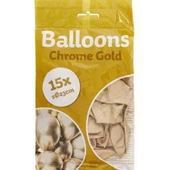 Merk Chroom Ballonnen Blauw,Goud,Roze,Zilver