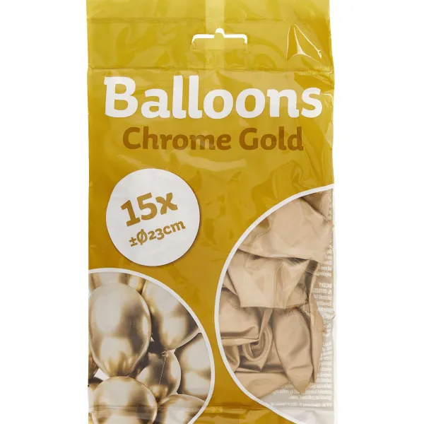 Merk Chroom Ballonnen Blauw,Goud,Roze,Zilver