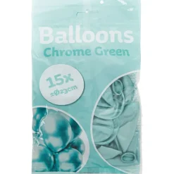 Merk Chroom Ballonnen Blauw,Goud,Roze,Zilver