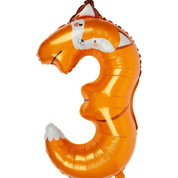 Merk Cijferballon Dier Meerkleurig Discount