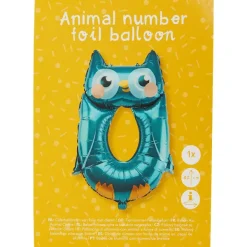 Merk Cijferballon Dier Meerkleurig Discount